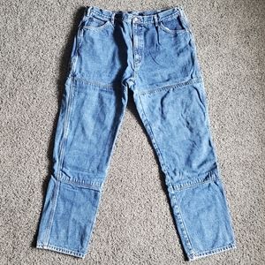 Guide Gear Men's Plaid Lined Jeans Size 40